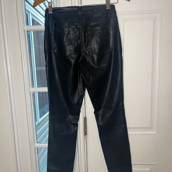 BLANKNYC Black Mid Rise Skinny Leather Pants - Picture 8 of 8